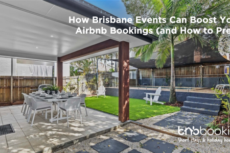 Brisbane city skyline illuminated at night, showcasing a vibrant atmosphere that attracts tourists and boosts Airbnb bookings