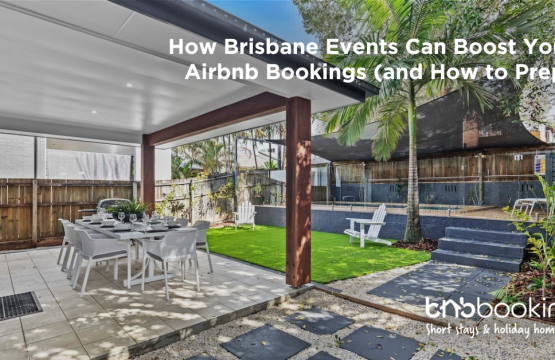 Brisbane city skyline illuminated at night, showcasing a vibrant atmosphere that attracts tourists and boosts Airbnb bookings