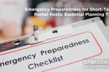 Emergency preparedness checklist for short-term rental property hosts